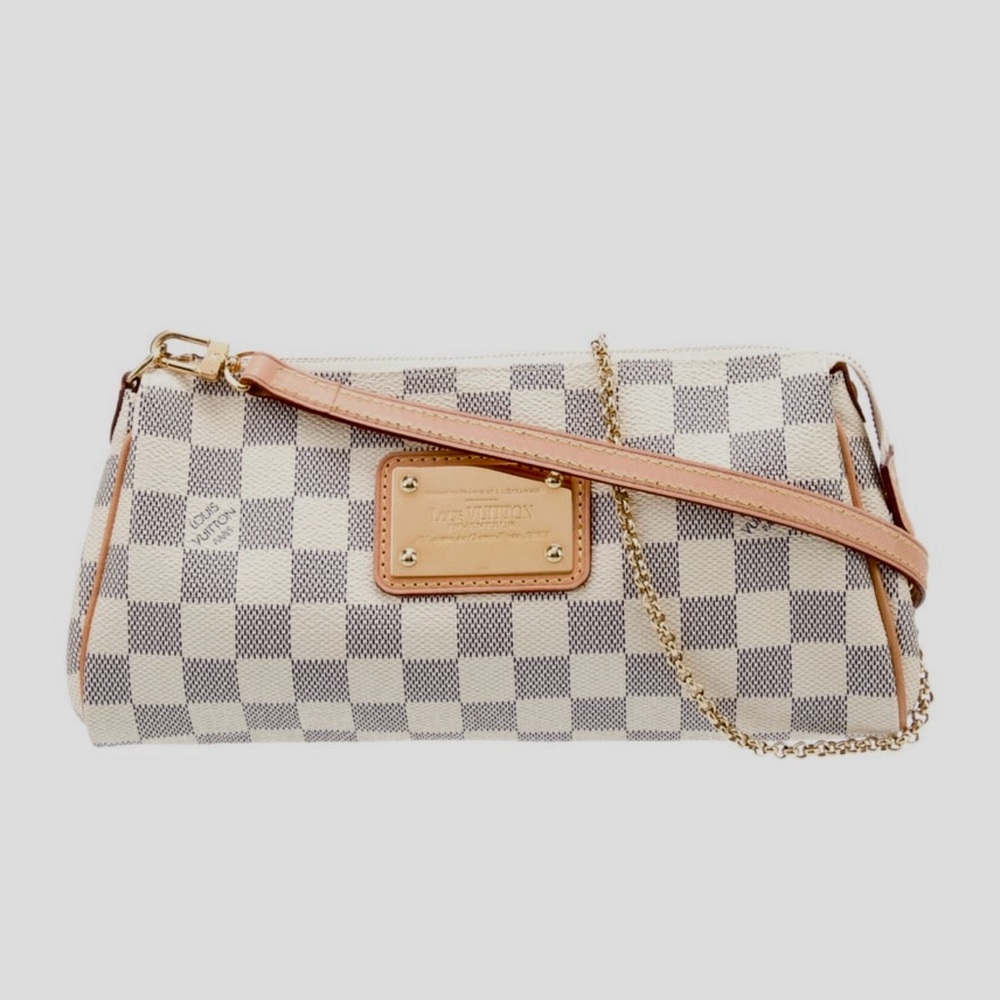 ✨ᴿᵃʳᵉ✨LOUIS VUITTON Eva Clutch Damier Azur 🦄 - Picture 4 of 17